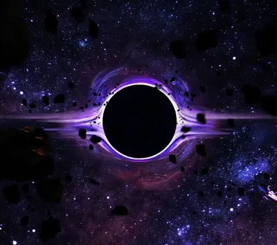 Черная дыра арт - 61 фото
