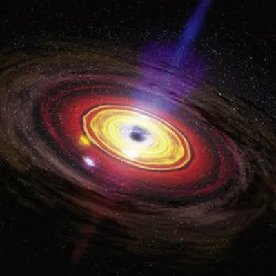 Английские астрономы нашли одну из самых огромных черных дыр – фото -  01.04.2023, Sputnik Грузия