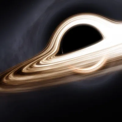 Живые видео обои Космос - Черная дыра Gargantua