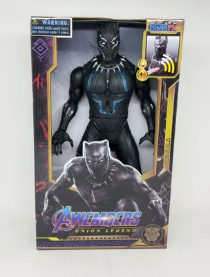 Купить маска StarFriend Черная пантера Мстители Black Panther Avengers  латексная 28 см, цены на Мегамаркет | Артикул: 600012692024