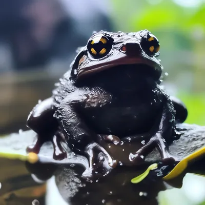 Большая черная жаба стоковое изображение. изображение насчитывающей  разведенными - 39780529