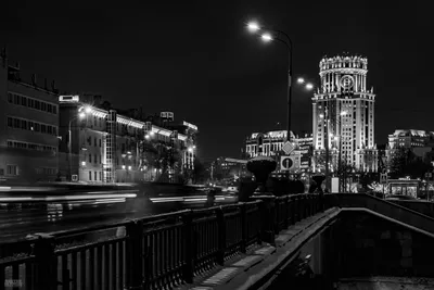 Чёрно-белая Москва | Пикабу
