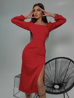Купить Платье С 1556 черно-красный в розницу в интернет-магазине Анколи.  Женская одежда от трикотажной фабрики Стиль