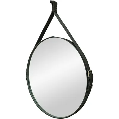 Зеркало Континент Ритц D650, ремень из натуральной кожи, черное в  интернет-магазине сантехники Водопад (Санкт-Петербург) по низкой цене