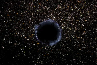Hubble обнаружил следы черной дыры средней массы