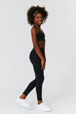 Girls TLC Legging in Jet Black – Terez.com