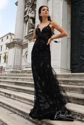 Черные бархатные вечерние платья-трапеции Sumnus, с полурукавами и  бусинами, с прозрачным вырезом, вечернее платье-миди для выпускного вечера,  длиной ниже колена, 2023 | AliExpress