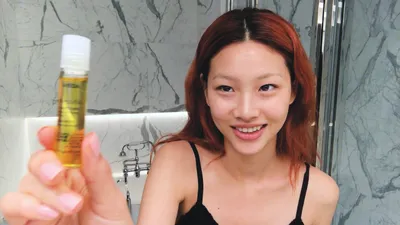 Посмотрите шаги Хоён Чон из Squid Game для идеальной кожи и двухцветной губы | Секреты красоты | Мода