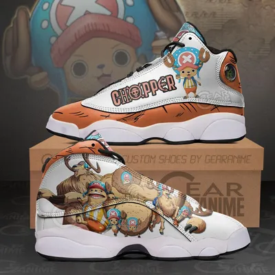 One Piece Tony Chopper Air Jordan 13 Sneakers Anime Shoes Gift For Fans