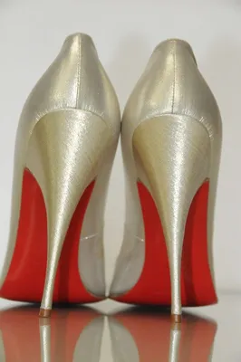 $995 NEW Christian Louboutin Pumps Light Gold Shimmer Lame Heels Shoes 39 |  eBay