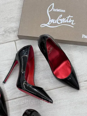 Туфли Christian Louboutin чёрные леопард замша 38 в Москве №279511S33811003