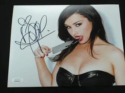 ДАНИЭЛЬ ХАРРИС Фотография 8х10 с автографом на Хэллоуин с автографом Scream Queen BAS – HorrorAutographs.com