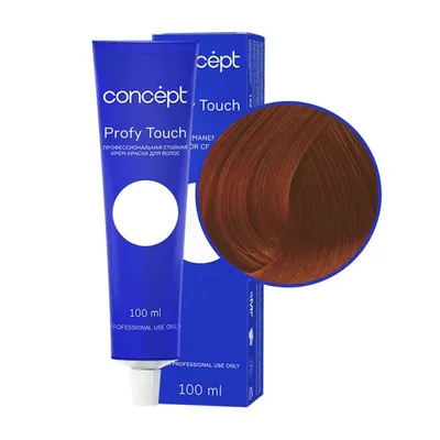 Крем-краситель для волос Concept profy Touch 8.44 Интенсивный  светло-медный, 100 мл - отзывы покупателей на Мегамаркет | краски для волос  KRS19014
