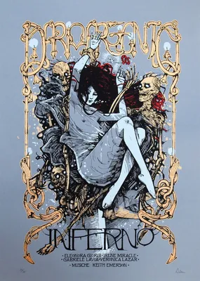 ВНУТРИ БЛОГА ROCK POSTER FRAME: Подробности выхода постера к фильму «Маллеус Дарио Ардженто Инферно»