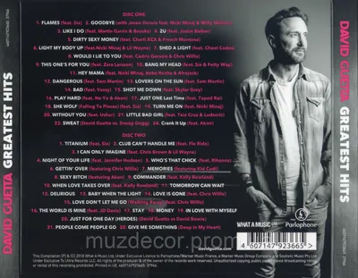 DAVID GUETTA Greatest Hits 2 Audio CD (cd-r) — Купить Недорого на Bigl.ua  (1568101335)