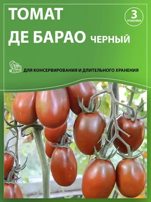 Томат Де Барао черный 20шт, семена | Купить в интернет магазине Аэлита