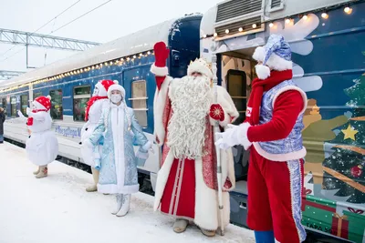 Резиденция на колесах: что увидели дети в поезде Деда Мороза - \