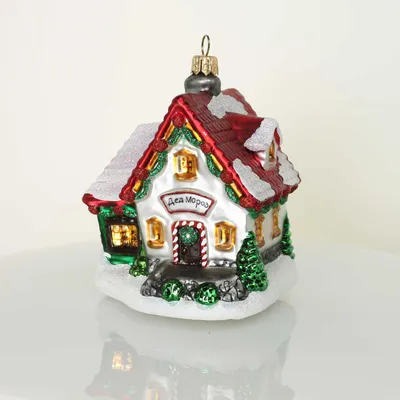 Дом Деда Мороза - ёлочная игрушка 🎄: цены, характеристики, фото