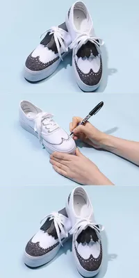 DIY sneakers | Декупаж обувь, Переделать обувь, Шлепки