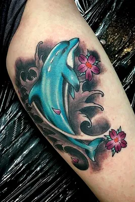 Dolphin tattoo done. One of... - Sachin tattoos art gallery | Facebook