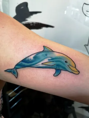 Maori The Dolphin tattoo, tattoo sketch, design #42