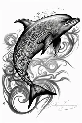 DBDS, Tattoo Series, Beautiful Dolphin\" Sticker for Sale by DBDSLifestyle |  Redbubble