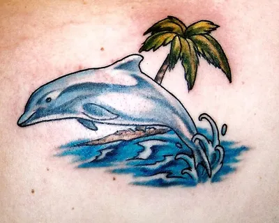 Tattoo uploaded by Raymond Rodriguez • °Dolphin° . . . #tattoo #dolphin  #colors #sea #ocean #animal #neotraditionaltattoos #tattooer #tattooist  #tattooartist #tattooideas #ink #inked #españa #spain #tenerife • Tattoodo
