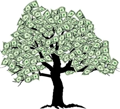 Рисунок денежное дерево карандашом - 63 фото