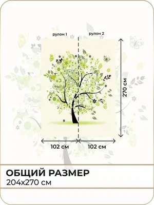 Фотообои Дерево для зала в спальню на кухню 200х270 Каролина Декор  158702734 купить за 1 603 ₽ в интернет-магазине Wildberries