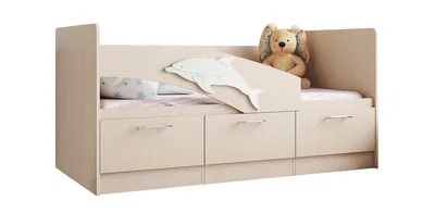 Детская кровать Дельфин 1,6 МДФ сиреневый - мебель недорого в Москве