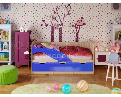 Кровать детская из ЛДСП Дельфин