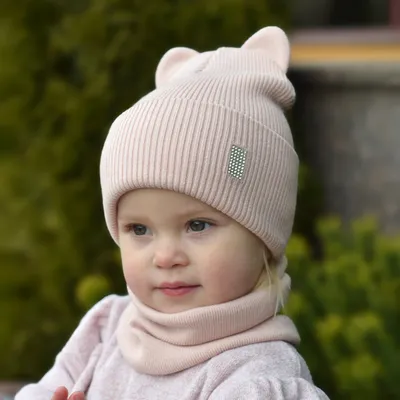 Детская шапка шлем, капор для ребенка на девочку теплая шерсть с ушками на  зиму Жираф купить со скидкой в Москве