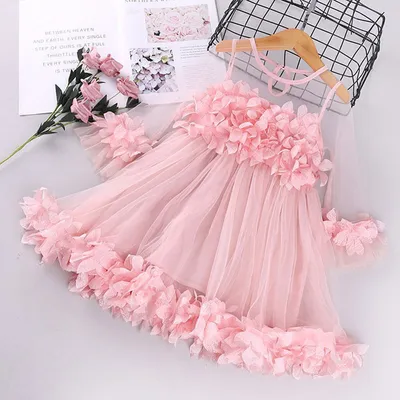 Детское красивое нарядное платье на девочку, розовое, платье для детей с  фатином (ID#1597062442), цена: 575 ₴, купить на Prom.ua