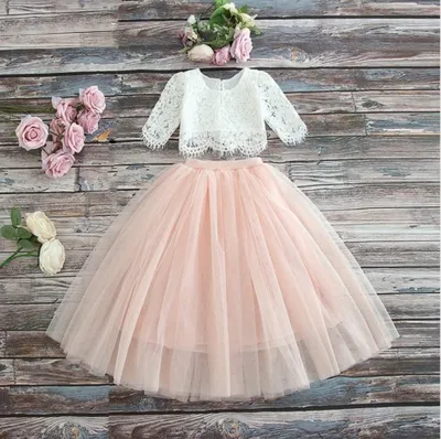 Летние наряды для маленьких девочек, платья, многослойная юбка из мягкого  фатина на подкладке, детское платье-пачка с вафельным принтом | AliExpress