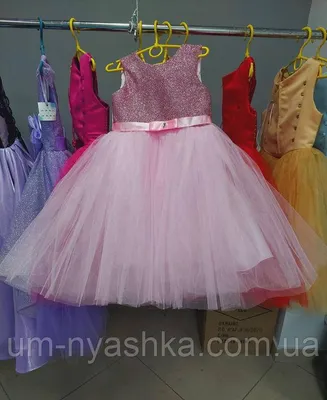 ALiDa_dress Платье детское барби нарядное с пайетками
