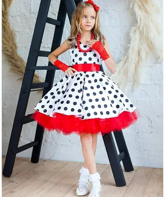 Vintage Trend Детское нарядное платье в стиле ретро с пышной юбкой солнце