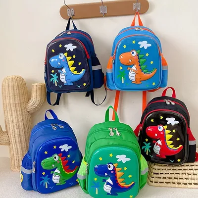 Детские сумки с милым динозавром, Детский рюкзак для дошкольного возраста  для мальчиков и девочек, школьные ранцы, маленький рюкзак для малышей |  AliExpress