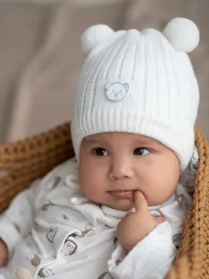 Зимняя шапочка для новорожденного Гамми, Журавлик купить в  интернет-магазине в Москве