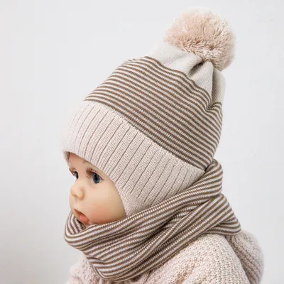 Купить шапка детская Amarobaby Pure Love SNOW, бежевый, размер 50-52, цены  на Мегамаркет | Артикул: 600004943131