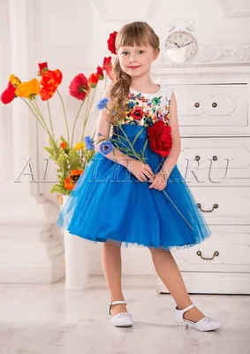 детское нарядное платье модель 300