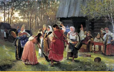 Девичник\", 1889г. / Traditional art :: Алексей Иванович Корзухин :: масло  :: холст :: art (арт) / смешные картинки и другие приколы: комиксы, гиф  анимация, видео, лучший интеллектуальный юмор.