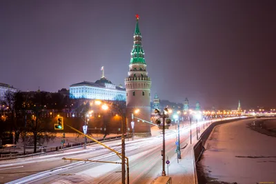 Обои Москва Города Москва (Россия), обои для рабочего стола, фотографии  москва, города, москва , россия, кремль, огни, ночь, зима Обои для рабочего  стола, скачать обои картинки заставки на рабочий стол.