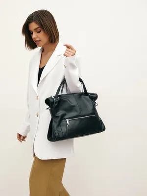 Кожаная сумка для девушек Yves Saint Laurent | Женские Сумки в деловом стиле