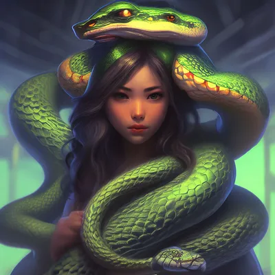 Девушка змея :: Наталья Данченко – Социальная сеть ФотоКто