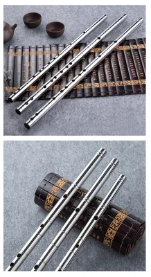 Профессиональная трубка из нержавеющей стали CDEFG ключ 8 отверстий флейта  китайская дизированная металлическая флейта китайские классические  деревянные музыкальные инструменты - купить по выгодной цене | AliExpress