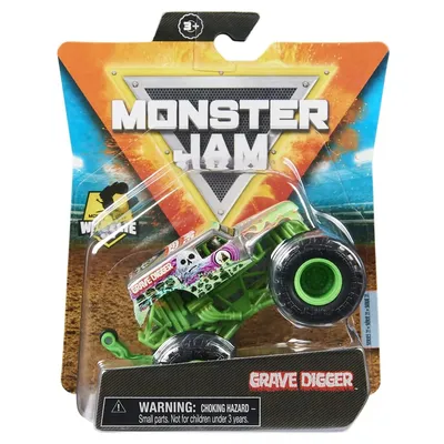 Купить машинка Monster Jam 1:64 Grave Digger 6044941, цены на Мегамаркет