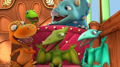 Мультсериал «Поезд динозавров» – детские мультфильмы на канале Карусель