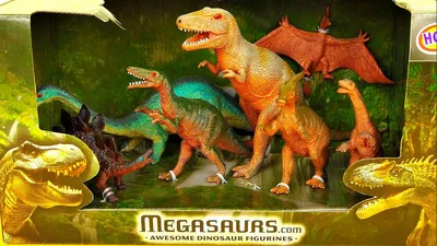 Динозавры для детей - Классные фигурки динозавров Megasaurs. Awesome  dinosaur figurines - YouTube