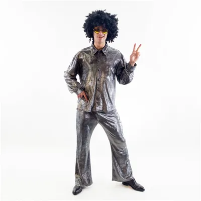 Костюм карнавальный женский Леди Диско California Costumes k5021-155  золотистый XS - купить в Москве, цены на Мегамаркет