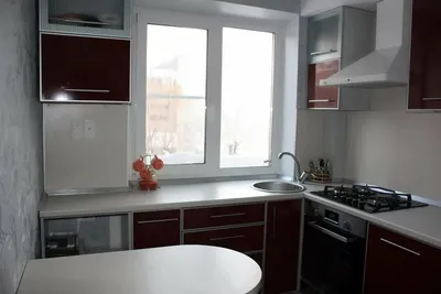 Дизайн кухни 5 кв м - обустройство и планировка маленькой кухни 5 кв м с  холодильником, лучшие фото интерьера маленькой кухни